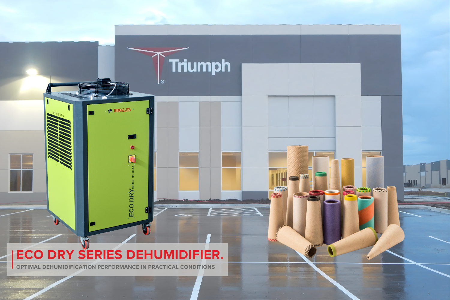 Triumph Corporation |Dehumidifier | Paper Cone & Tube Manufacturing